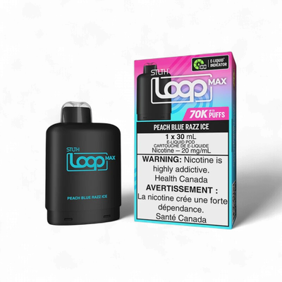 Peach Blue Razz Ice STLTH LOOP MAX Pod