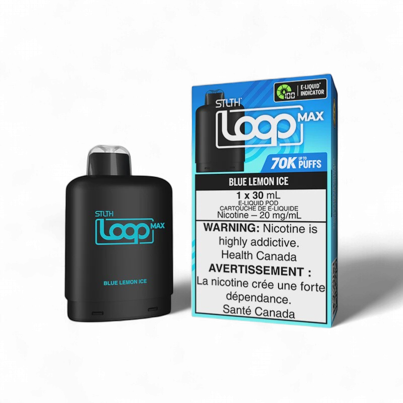 Blue Lemon Ice STLTH LOOP MAX Pod, Nicotine: 20mg