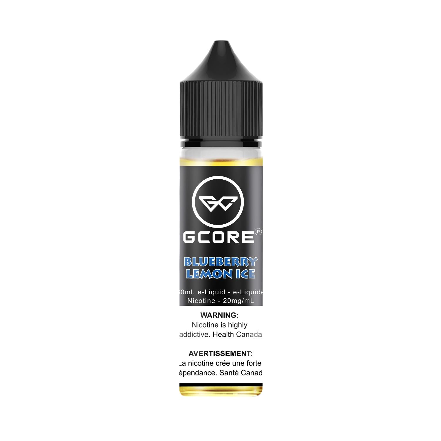 Blueberry Lemon Ice by Gcore Salt, Nicotine: 20mg, Size: 60ml