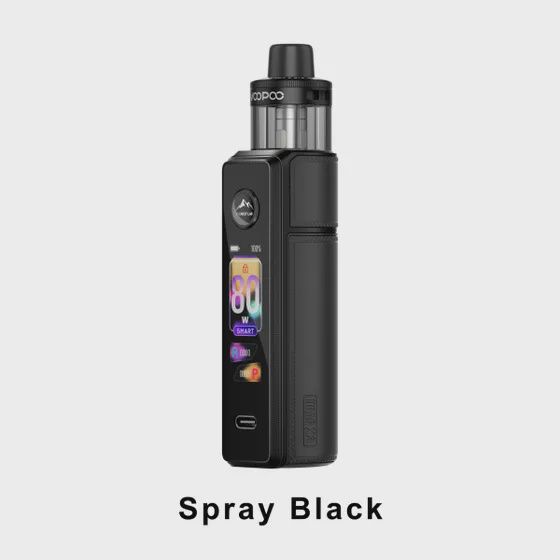 VooPoo Drag X3 Pod Kit, Colour: Spray Black