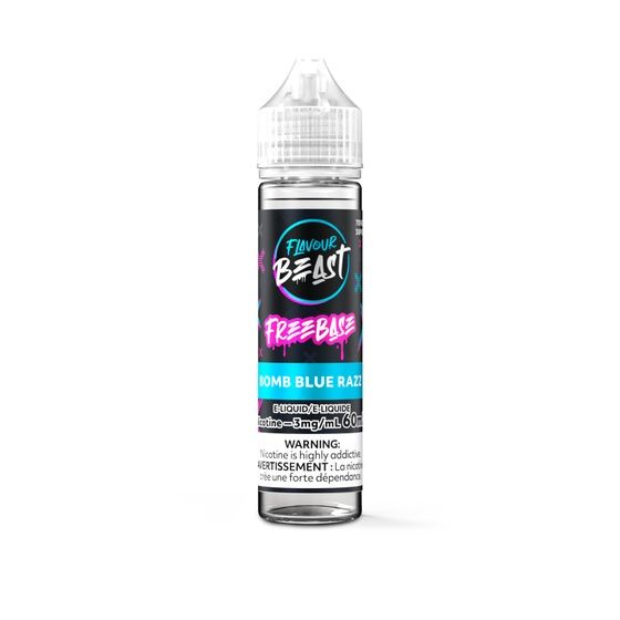 Bomb Blue Razz - Flavour Beast Freebase, Nicotine: 3mg, Size: 60ml