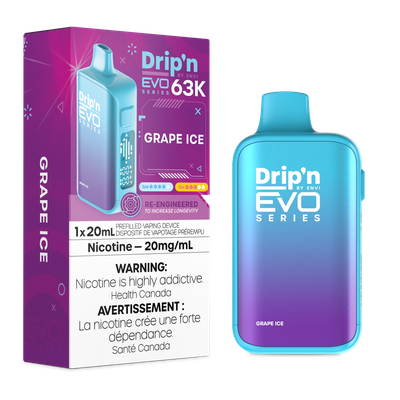 Grape Ice - Drip'n by Envi Evo 63K Disposable