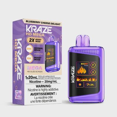 Blueberry Cheese Delight - Kraze HD Mega 20K Disposable