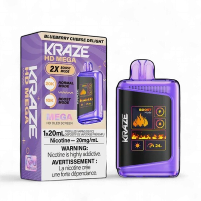 Blueberry Cheese Delight - Kraze HD Mega 20K Disposable
