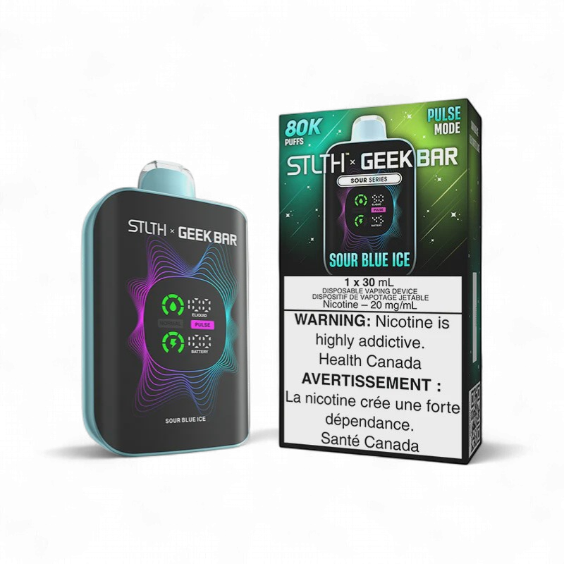 Sour Blue Ice - STLTH x GEEK BAR 80K Disposable, Nicotine: 20mg