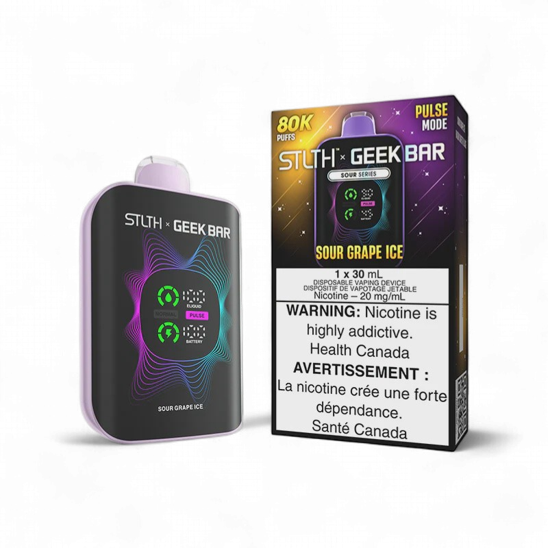 Sour Grape Ice - STLTH x GEEK BAR 80K Disposable, Nicotine: 20mg