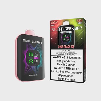 Sour Peach Ice - STLTH x GEEK BAR 80K Disposable