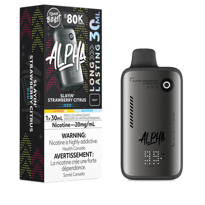 Slayin' Strawberry Citrus Iced - Flavour Beast Alpha 80K Disposable