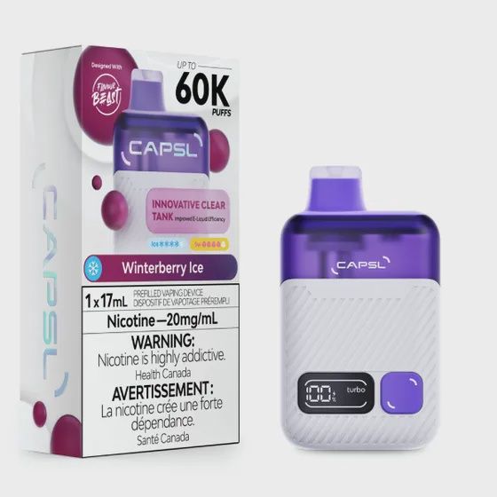 Winterberry Ice - Flavour Beast CAPSL 60K Disposable, Nicotine: 20mg