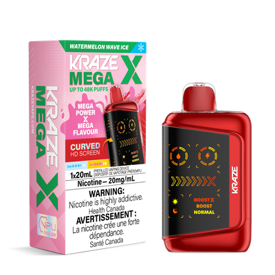 Watermelon Wave Ice - Kraze Mega X Disposable