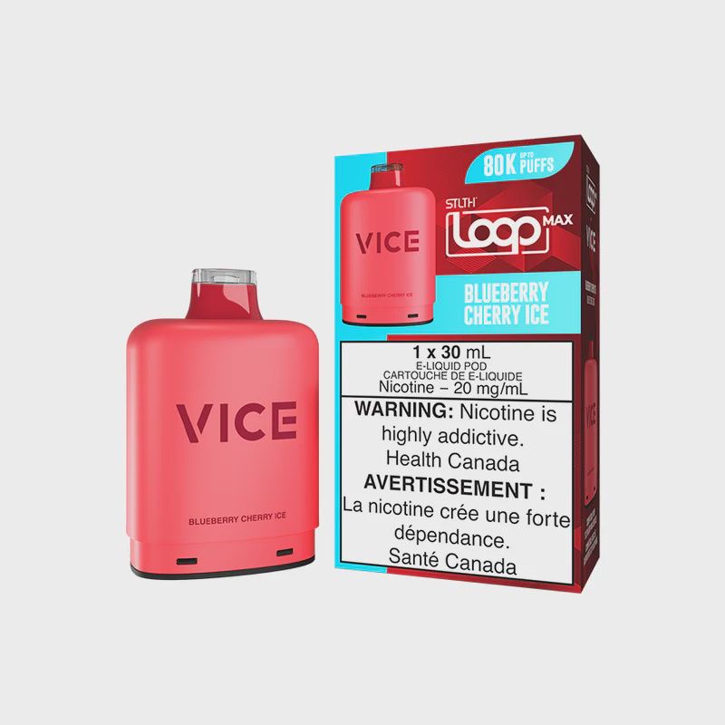 Blueberry Cherry Ice STLTH LOOP MAX X VICE, Nicotine: 20mg