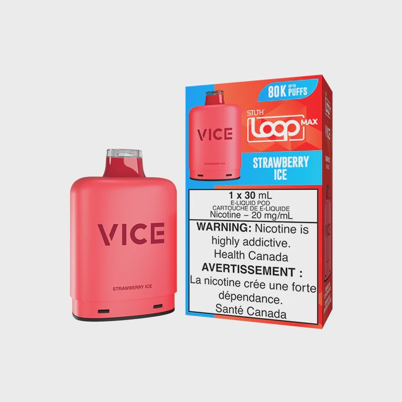 Strawberry Ice STLTH LOOP MAX X VICE, Nicotine: 20mg