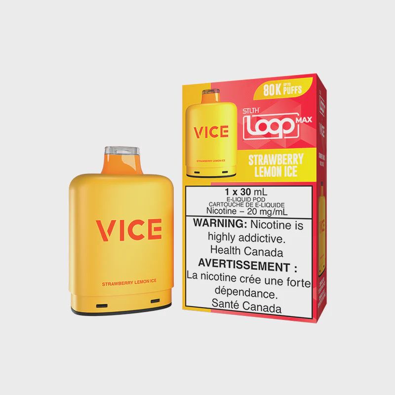 Strawberry Lemon Ice STLTH LOOP MAX X VICE, Nicotine: 20mg