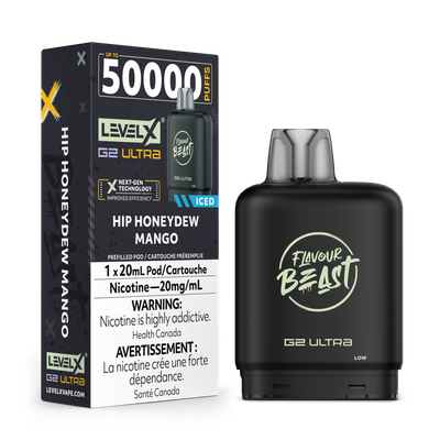 Hip Honeydew Mango Flavour Beast Level X G2 Ultra Pod