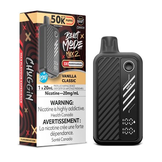 Chuggin' Vanilla Classic - Flavour Beast Beast Mode Max 2 Disposable, Nicotine: 20mg