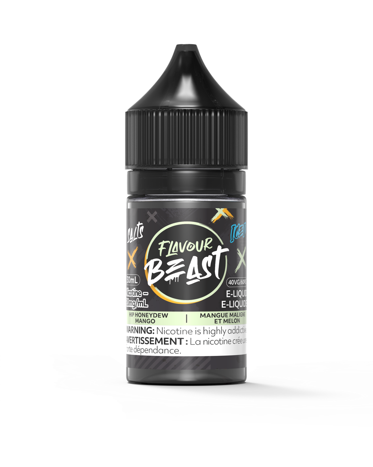 Hip Honeydew Mango Iced by Flavour Beast Salt, Nicotine: 20mg, Size: 30ml