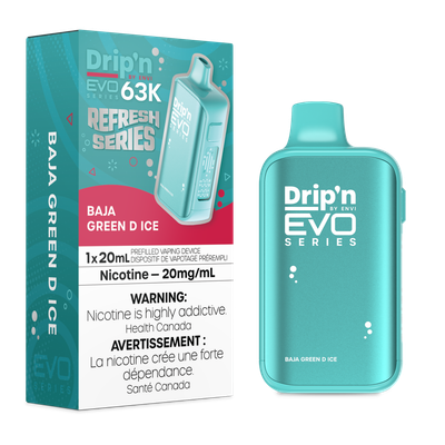 Baja Green D Ice - Drip'n by Envi Evo 63K Disposable