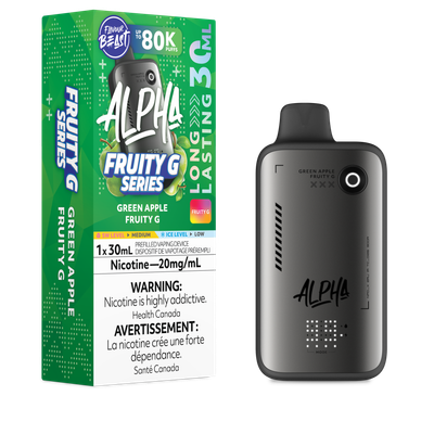 Green Apple Fruity G - Flavour Beast Alpha 80K Disposable