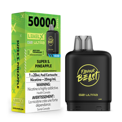 Super S. Pineapple Flavour Beast Level X G2 Ultra Pod