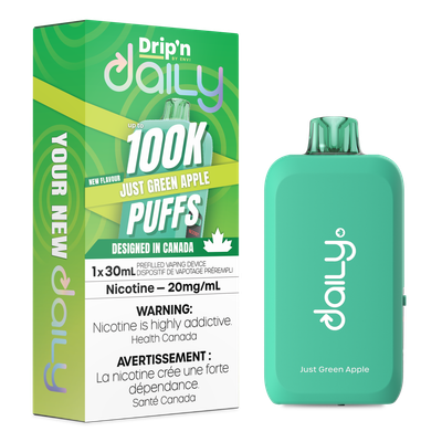 Just Green Apple - Drip'n Daily by Envi 30mL Disposable
