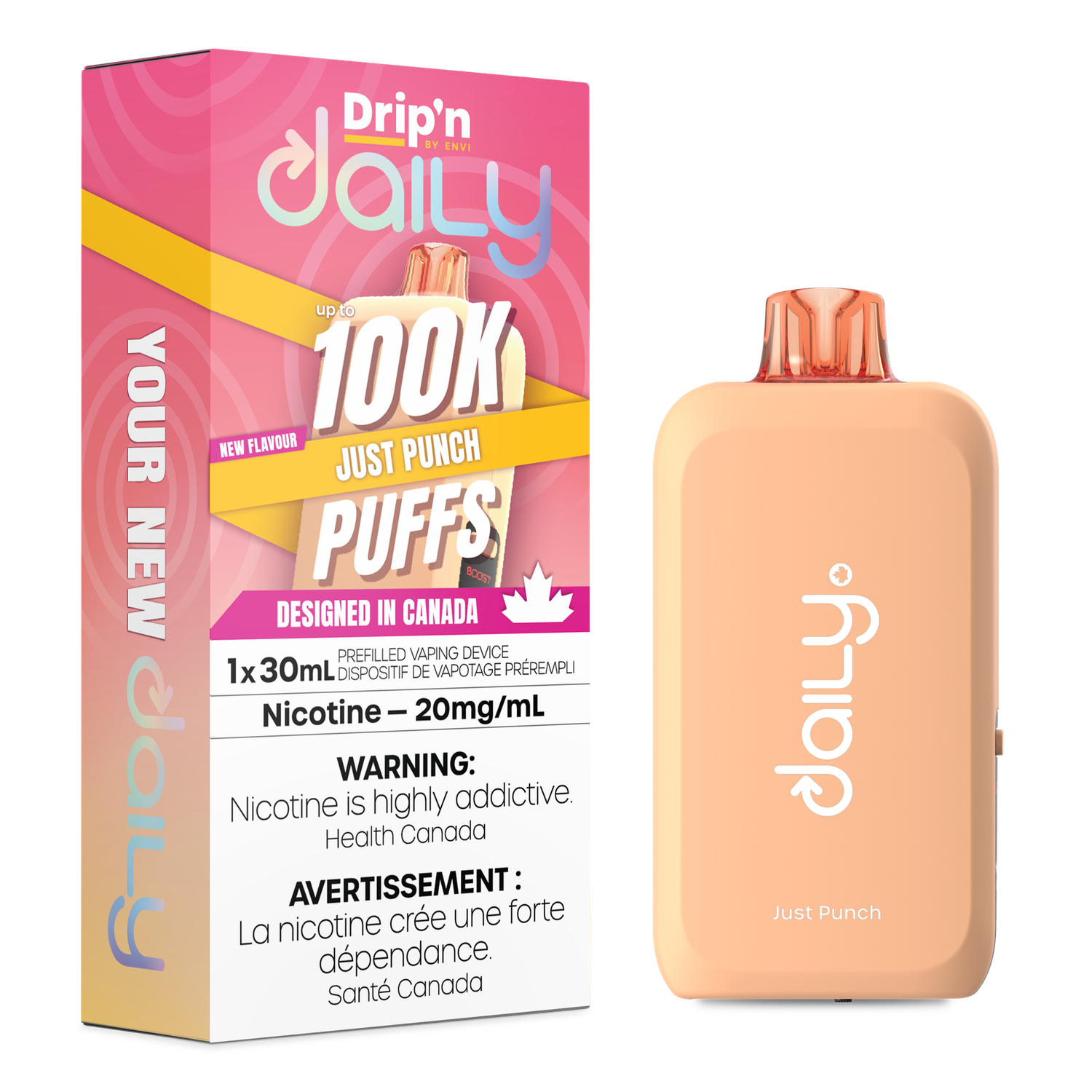 Just Punch - Drip'n Daily by Envi 30mL Disposable, Nicotine: 20mg