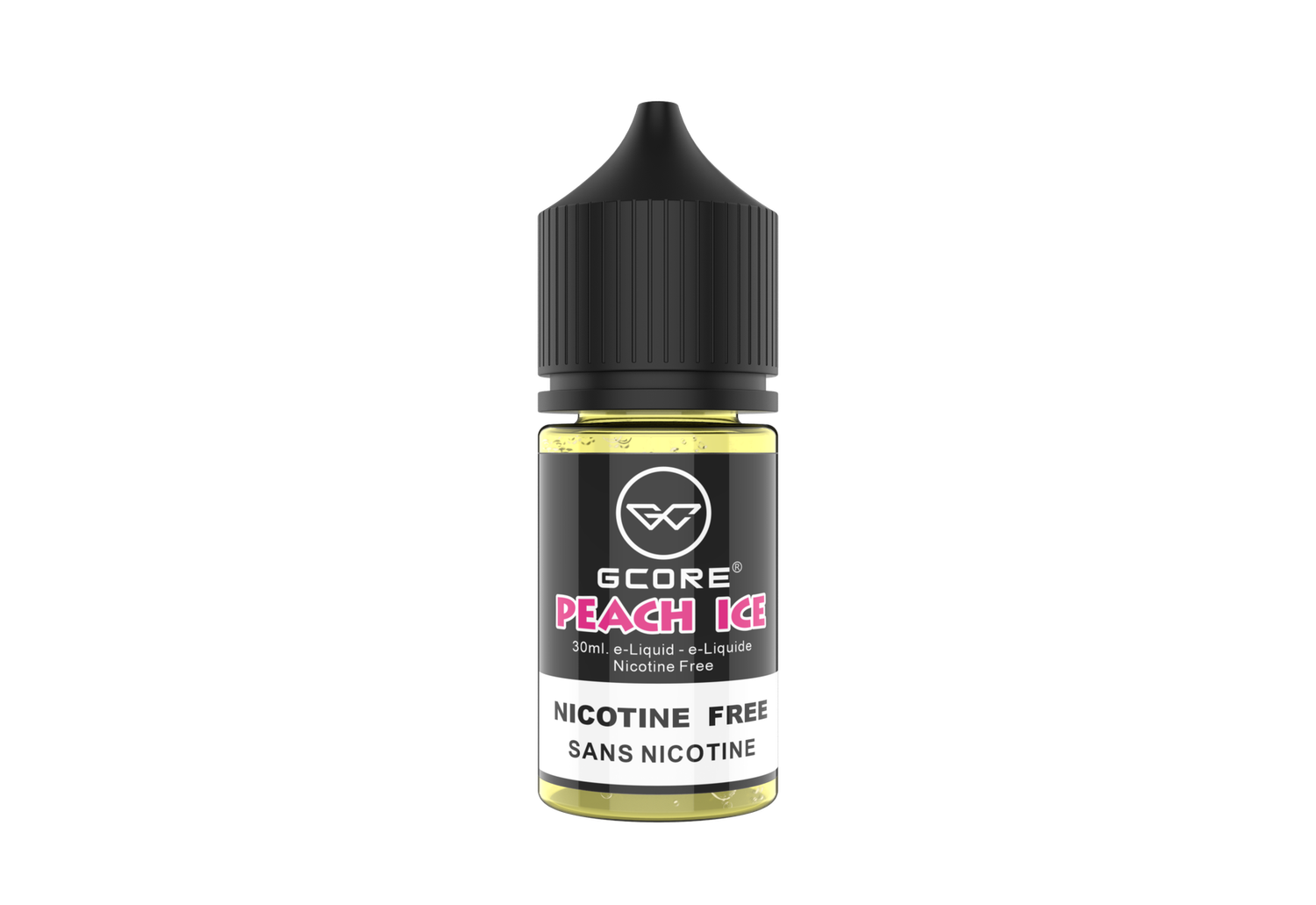 Peach Ice by Gcore, Nicotine: 0mg, Size: 30ml