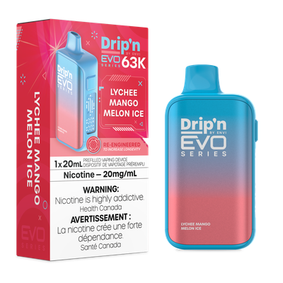Lychee Mango Melon Ice - Drip'n by Envi Evo 63K Disposable