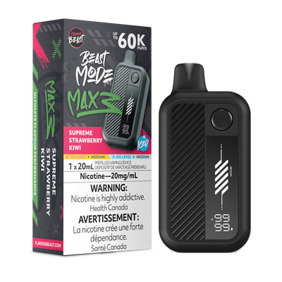 Supreme Strawberry Kiwi Iced - Flavour Beast Beast Mode Max 3 Disposable