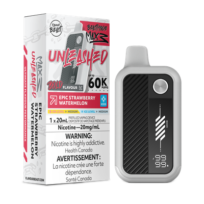 Epic Strawberry Watermelon Iced - Flavour Beast Unleashed Beast Mode Max 3 Disposable