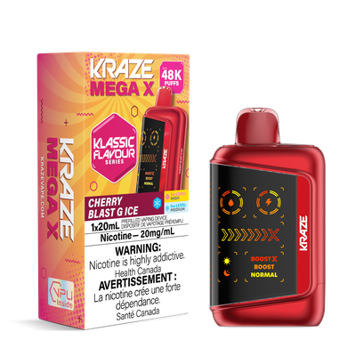 Cherry Blast Ice - Kraze Mega X Disposable