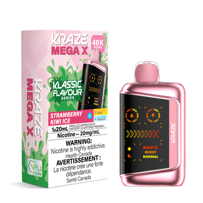 Strawberry Kiwi Ice - Kraze Mega X Disposable