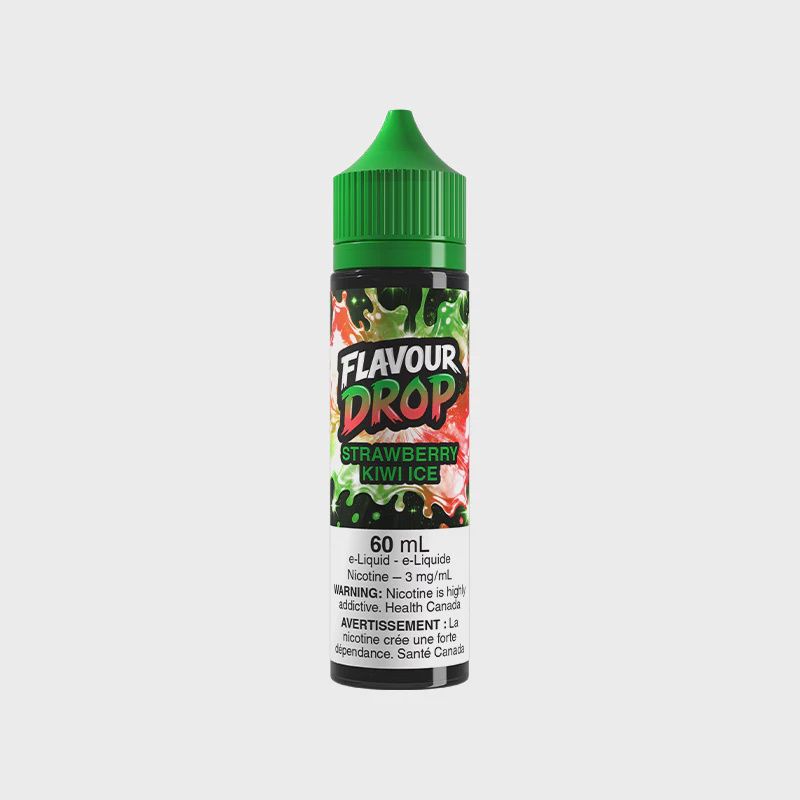 Strawberry Kiwi Ice by Flavour Drop, Nicotine: 3mg, Size: 60ml