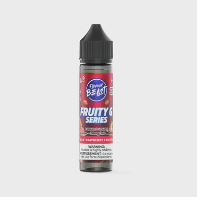 Red Strawberry Fruity G - Flavour Beast Salt