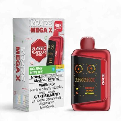 Holiday Mint Ice - Kraze Mega X Classic Disposable