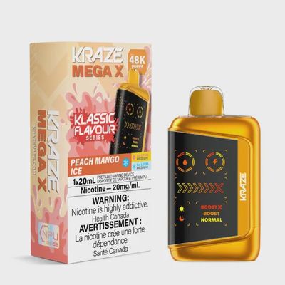 Peach Mango Ice - Kraze Mega X Classic Disposable