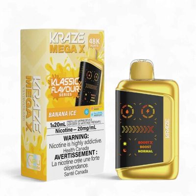 Banana Ice - Kraze Mega X Classic Disposable