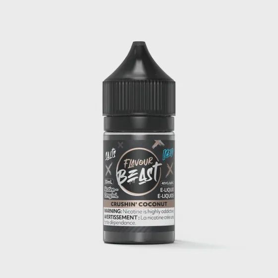 Crushin' Coconut Iced by Flavour Beast Salt, Nicotine: 20mg, Size: 30ml