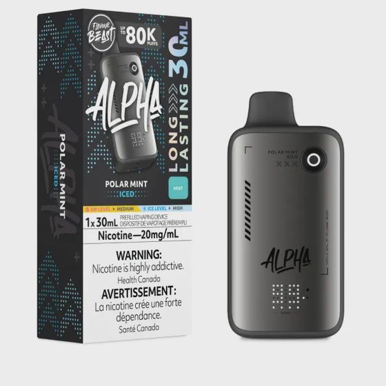 Polar Mint Iced - Flavour Beast Alpha Disposable, Nicotine: 20mg