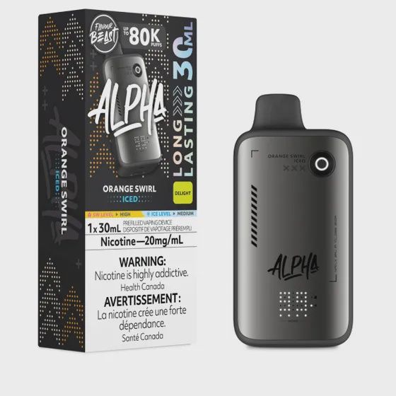 Orange Swirl Iced - Flavour Beast Alpha Disposable, Nicotine: 20mg