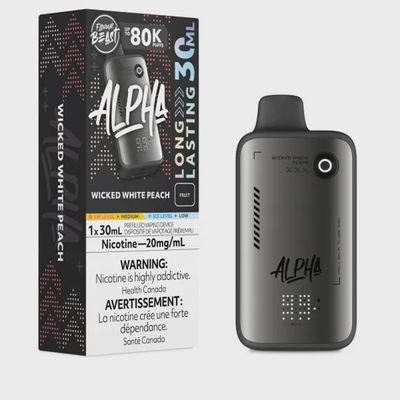 Wicked White Peach - Flavour Beast Alpha Disposable