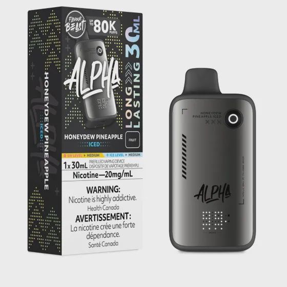 Honeydew Pineapple Iced - Flavour Beast Alpha Disposable, Nicotine: 20mg