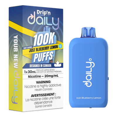Just Blueberry Lemon - Drip'n Daily by Envi 30mL Disposable