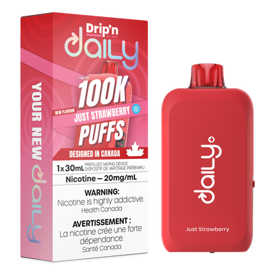 Just Strawberry - Drip'n Daily by Envi 30mL Disposable