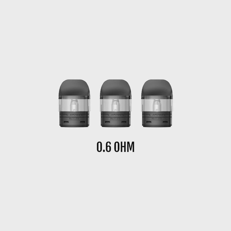 OXVA Nexlim Replacement Pods (3pk), Resistance: 0.6ohm, Size: 4ml