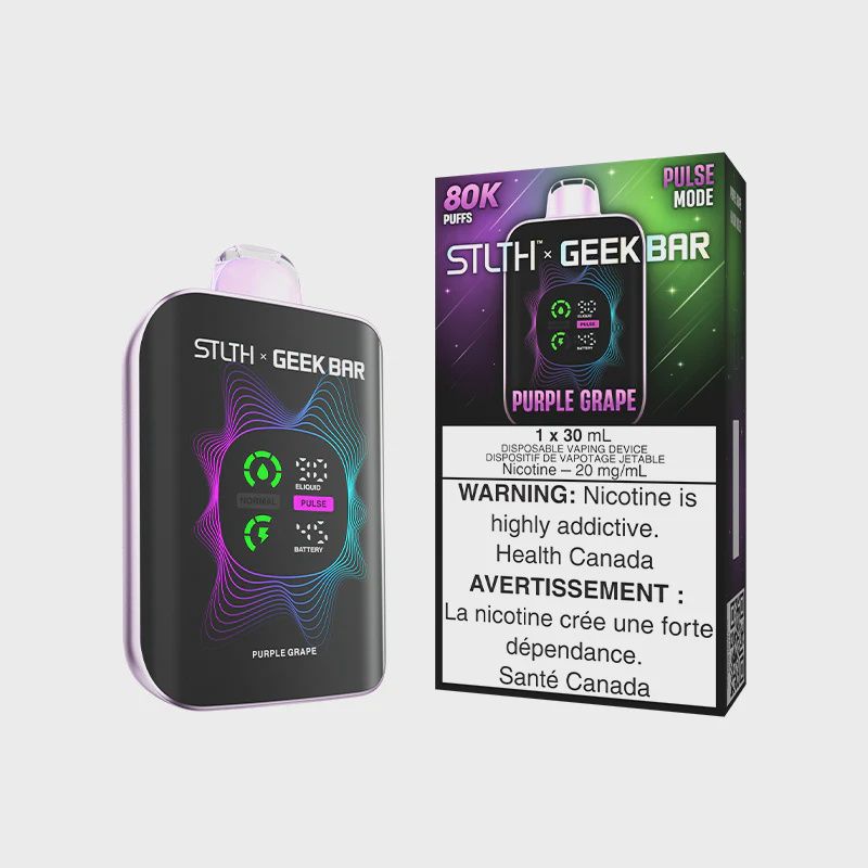 Purple Grape - STLTH x GEEK BAR 80K Disposable, Nicotine: 20mg