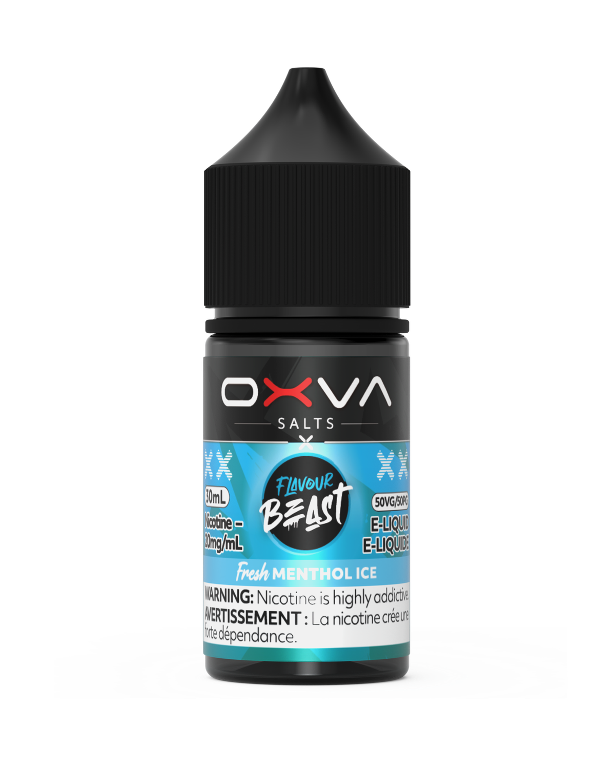 Fresh Menthol Ice by Flavour Beast x OXVA, Nicotine: 20mg, Size: 30ml