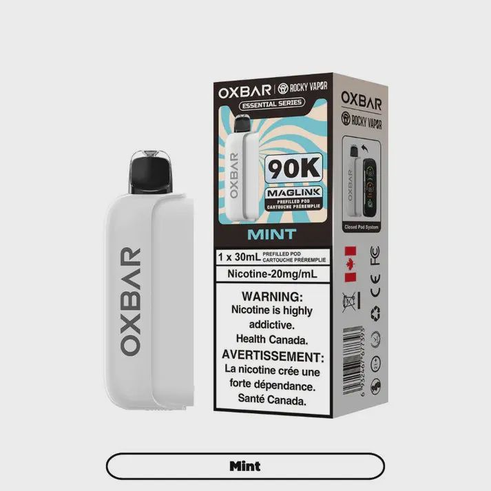 Mint Oxbar Maglink Essential Series 90K Pods, Nicotine: 20mg