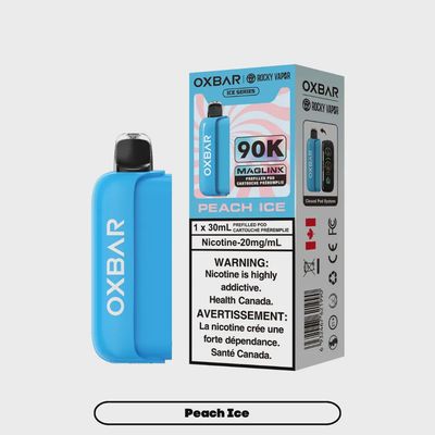 Peach Ice Oxbar Maglink Ice Series 90K Pods