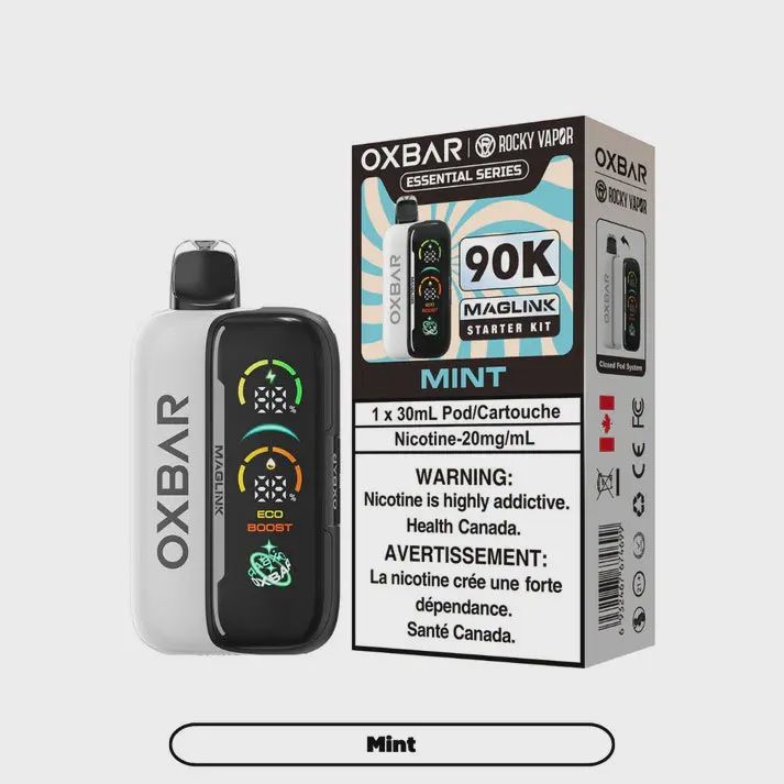 Mint Oxbar Maglink 90K Starter Kit, Nicotine: 20mg