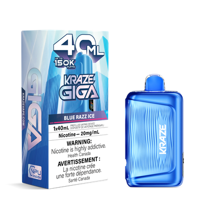 Blue Razz Ice - Kraze Giga Disposable